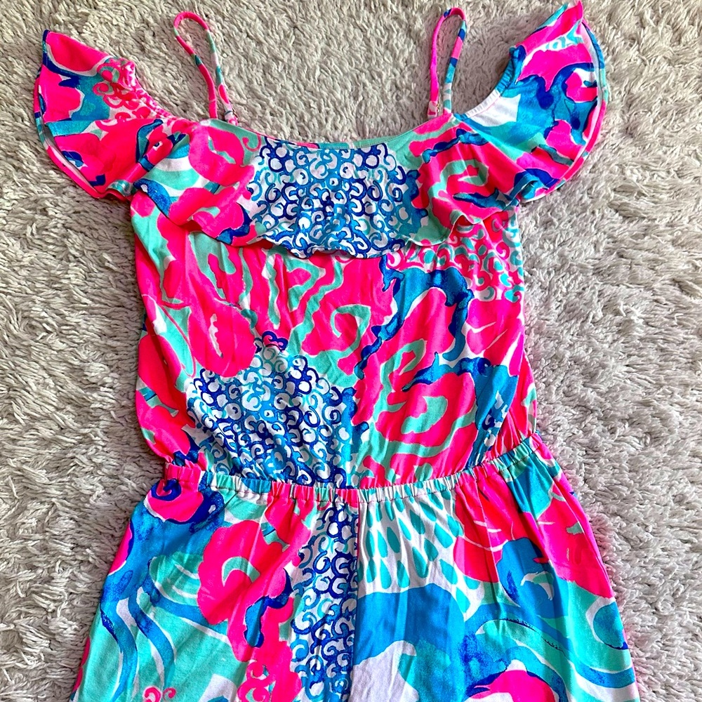 Lilly Pulitzer romper dress size Xsmall multi color